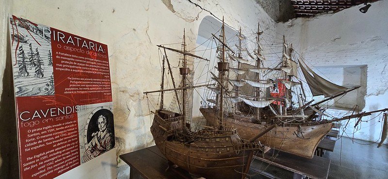 Museu da Fortaleza da Barra Grande - Guarujá/SP - Cidade com Bandeira Azul 
