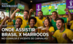 Torcida brasileira assistindo Copa do Mundo em bar no Guarujá